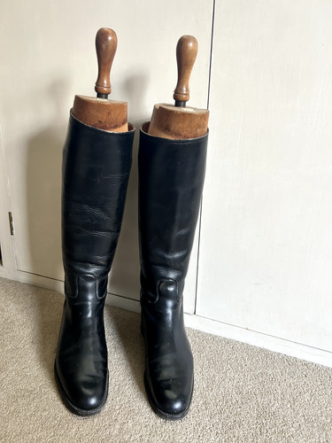 Vintage english leather riding - english,