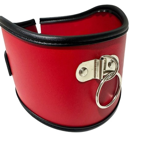 Leather red neck - pu,