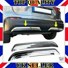 Chrome Exhaust Deflector Frame 2 pcs S.STEEL For Nissan QASHQAI II 2017 to 2020