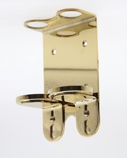 WALL MOUNT 300ml DOUBLE DISPENSER GOLD CHROME HOLDER ideal for Molton Brown &