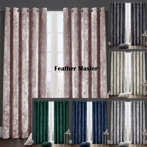 Luxury crushed velvet curtains - luxury,