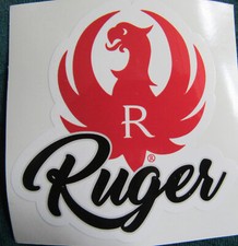 Ruger Script Sticker .