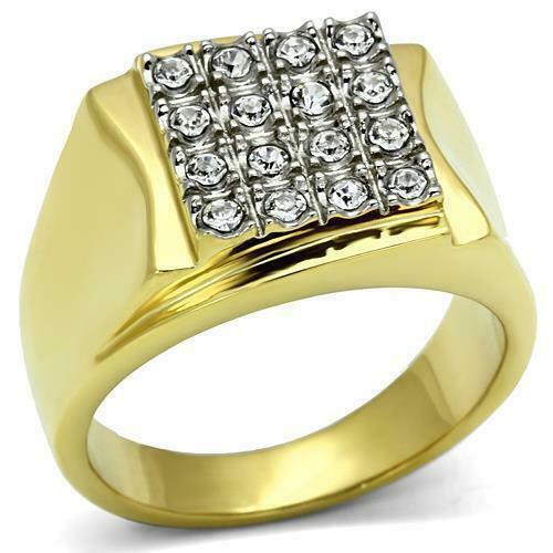 Mens gold ring signet - , 18kt