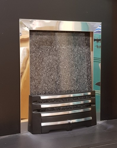 Replacement gas fire - fire, chrome
