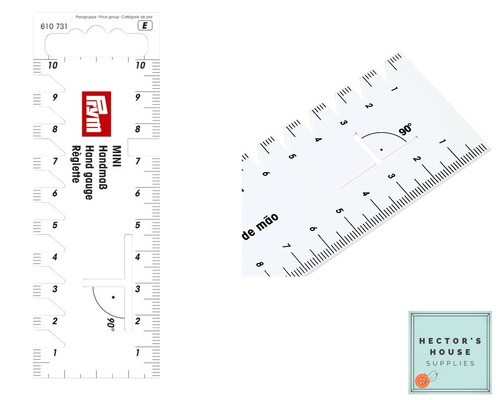 Prym seam gauge mini white - seam,