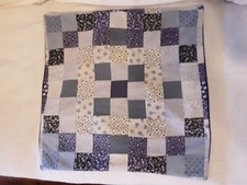 vintage laura ashley fabric patchwork cushion cover 49cm x 49cm