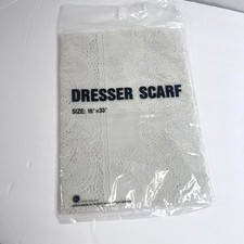 VTG Dresser Scarf NEW 16"x33"