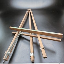 Ancobilt Vintage Wood Tripod Easel Folding Portable Artist Studio Display