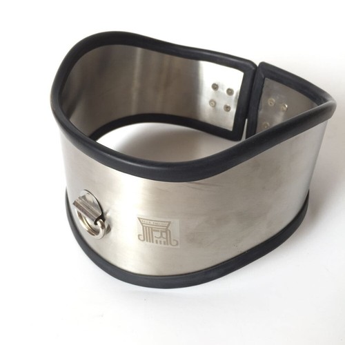 Stainless steel neck collar - steel,
