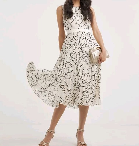 Joanna hope dress mono cream - mono, &