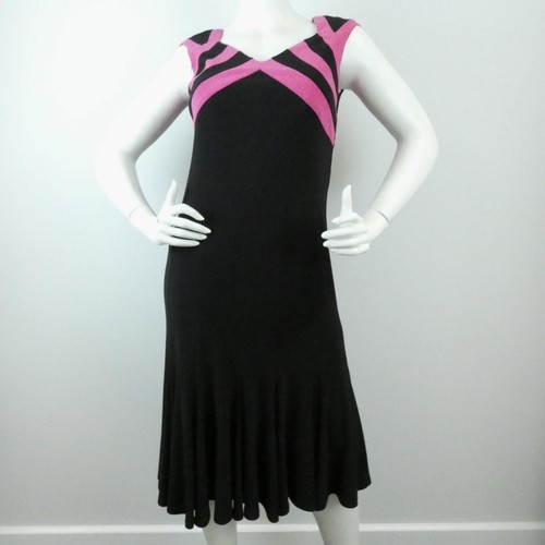 Joseph ribkoff black pink - joseph,