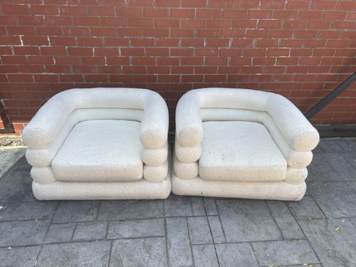 Pair modern bouclé - pair, of