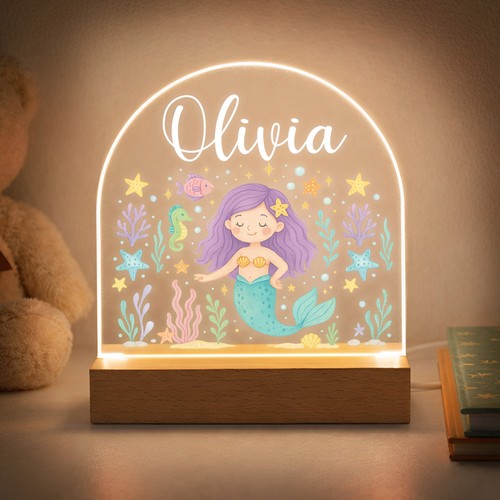 Personalised led girl night - led,