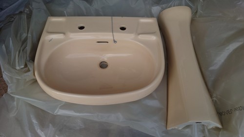 Twyfords almond classic hand - almond,