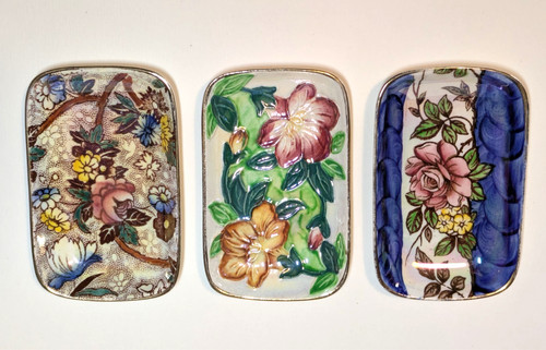Maling pottery pin dishes - 3, .