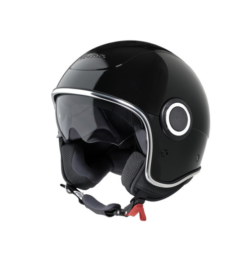 Vespa vj1 open face black - vespa,