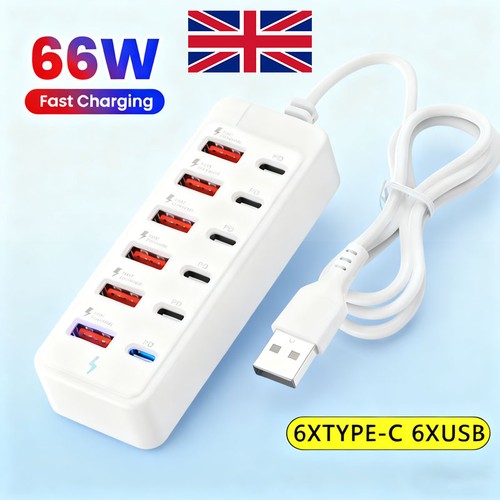 Port usb fast - 12-port, charging