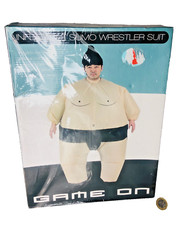 Inflatable Sumo Wrestler Suit Fancy Dress New Sealed Adult ncb