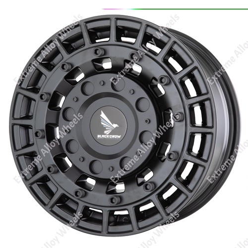 Black at6 alloy wheels - black,