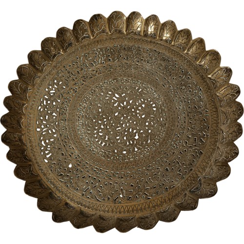 Vintage brass decorative - decorative, tray
