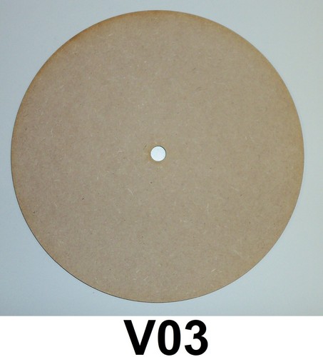 Wooden clock face 250mm - wooden,