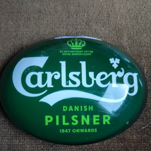 Carlsberg lens beer pump - beer,