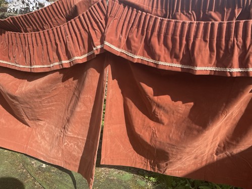 Pair vintage sundour velrita - vintage,