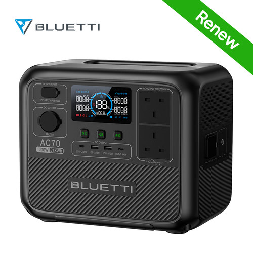 Bluetti ac70 768w refurbished - bluetti,