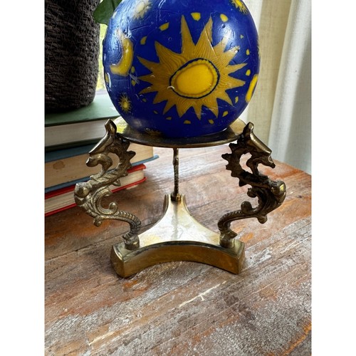 Vintage brass dragon - vintage, sphere