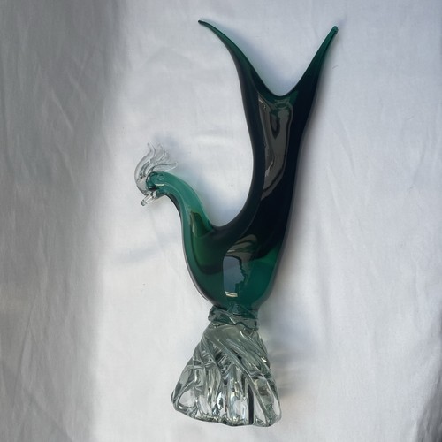 Vintage murano green art - vintage,