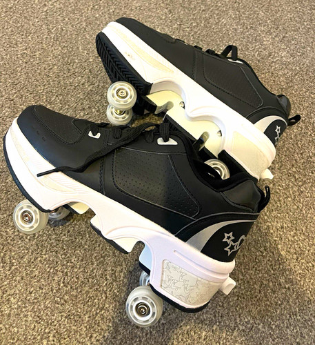 Men black white quad - men's,