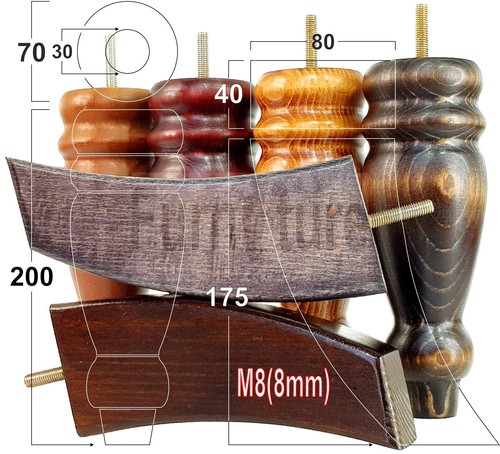 Replacement wood furniture - 4x,
