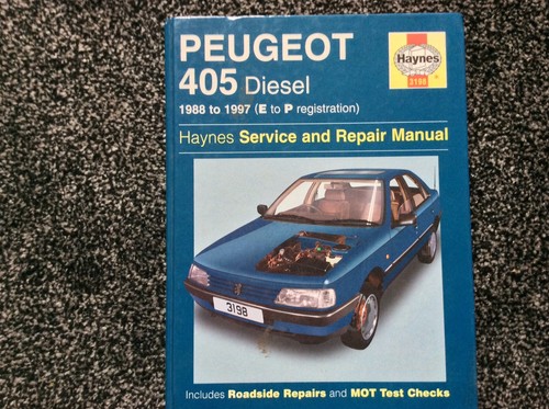 Haynes manual peugeot 405 - haynes,