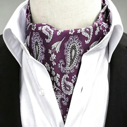 Ties men ascot neck cravat - ties,