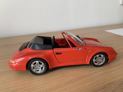 Testors porsche 911 red model - testors,