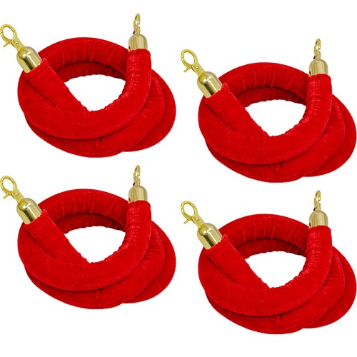 Red velvet barrier rope pack - barrier,