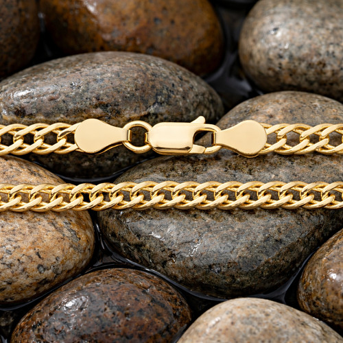 18ct gold double - 18ct, on