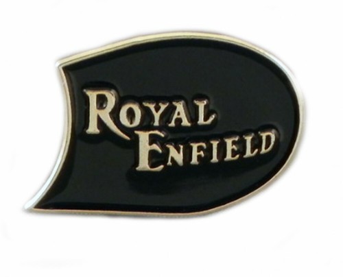 Royal enfield metal enamel pin - royal,
