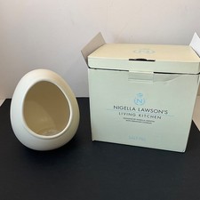 Nigella Lawson Salt Pig Cellar Pot Cream Living Kitchen Ceramic 8 “