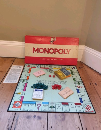 Monopoly original classic 1961 - monopoly,