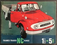 FORD THAMES TRADER NC Trucks 1½ - 5 Ton Sales Brochure JAN 1962 #N1786/162