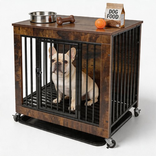 Solid wood indoor - indoor, kennel