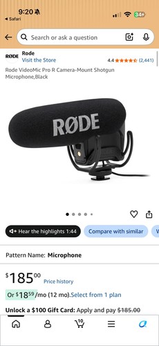 Rode videomic pro - videomic,