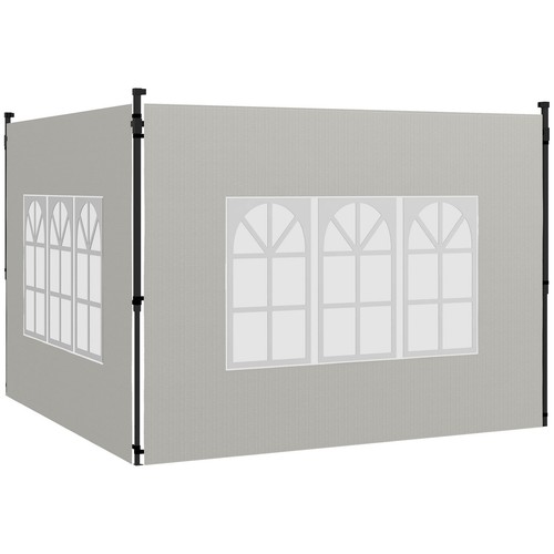 Outsunny gazebo side - gazebo, panels