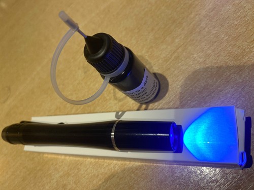 Fly tying clear uv - 10,