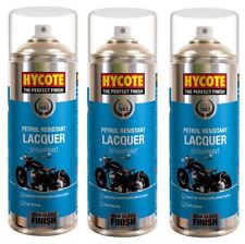 Hycote Clear Fast Drying Petrol Resistant Spray Lacquer 400ml *3