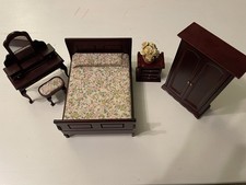 Vintage Dolls House Mahogany