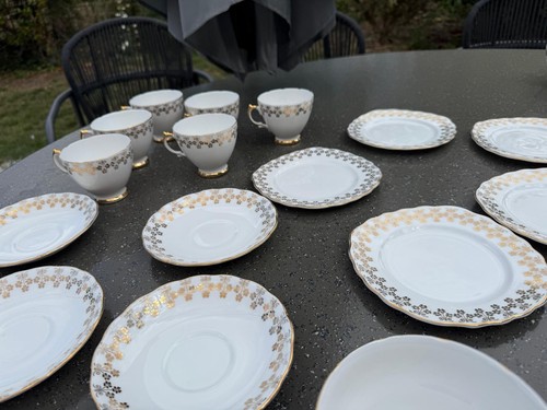 Vintage colclough white bone - vintage,