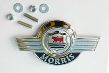 Morris (Moggi) Minor Early Bonnet Lid Badge, Austin Morris BPF128, AAA3958