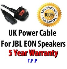 GENUINE NEW UK Mains Power Lead Cable Cord For JBL EON Speakers